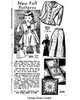 Mail Order Pattern No 3099, Crocheted Square Newspaper Advertisement