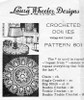 Vintage Crochet Fern Doily Pattern Design 801