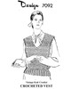 Crochet Plus Size Tabard Top Design 7092