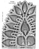 Illustration of oval crocheted runner doily pattern No 7499, Mail Order