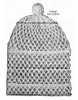 Crochet Double Knot Pattern stitch illustration for Design 7562