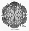 Star Pineapple Doily Crochet Pattern Illustration for Design 7431