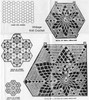 Crocheted Medallions illustration of pattern stitch Design 7309