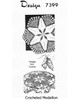 Large Crochet Hexagon Star Medallion Pattern Design 7399