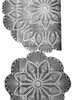 Pineapple Doily Illustrations in large small sizes