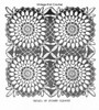 Crochet Tablecloth Pattern, Chrysanthemum squares