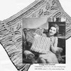 Vintage Knit Chair Scarf Pattern No 7671