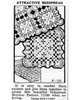 Mail Order Design X-1159 Crochet bedspread square newspaper advertisement
