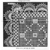 Filet Scarf Crochet Pattern Illustration, Laura Wheeler Design 729