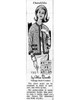 Crochet Womans Jacket Pattern Newspaper Advertisement Design 7312