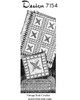 Vintage Square Knitting Pattern, Mail Order Design 7154