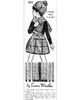 Mail Order Design 689 Girls Knitted Set Newspaper Advertisement 