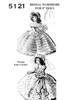 8" Doll Crochet Bridal Dresses Pattern Anne Cabot No 5121