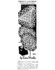 Mail Order Design 851, Crocheted Chair Set Newspaper Advertisement 