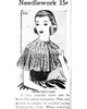 Mail Order Pattern No 1142, Crochet Capelet Stole Newspaper Advertisement