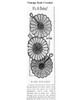 Mail Order Pattern No 5738 Crochet Sunflower Potholders Newspaper Advertisement