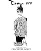 Plus Size Crochet Pineapple Jacket Pattern, Mail Order Design 979