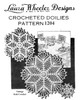 Vintage Crochet Star Doilies Pattern, Laura Wheeler Design 1204