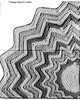 Oval Ripple Rug Crochet Pattern Illustration, Design 7322