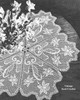 Daffodil crochet cloth, centerpiece doily, Pattern C-790