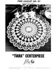 Intricate crochet doily pattern, 13-1/2 inches named Tiara Centerpiece