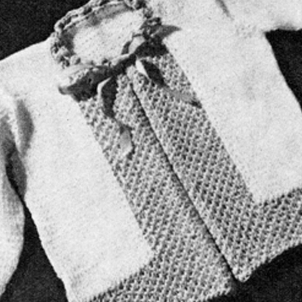 Baby Knitted Honeycomb Jacket Pattern 