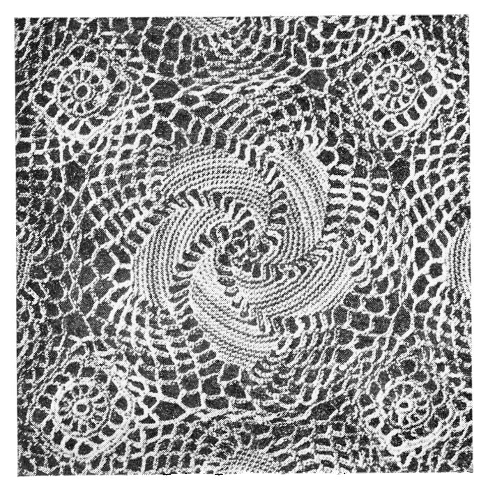 Iris Bedspread Crochet Pattern Vintage 1930s