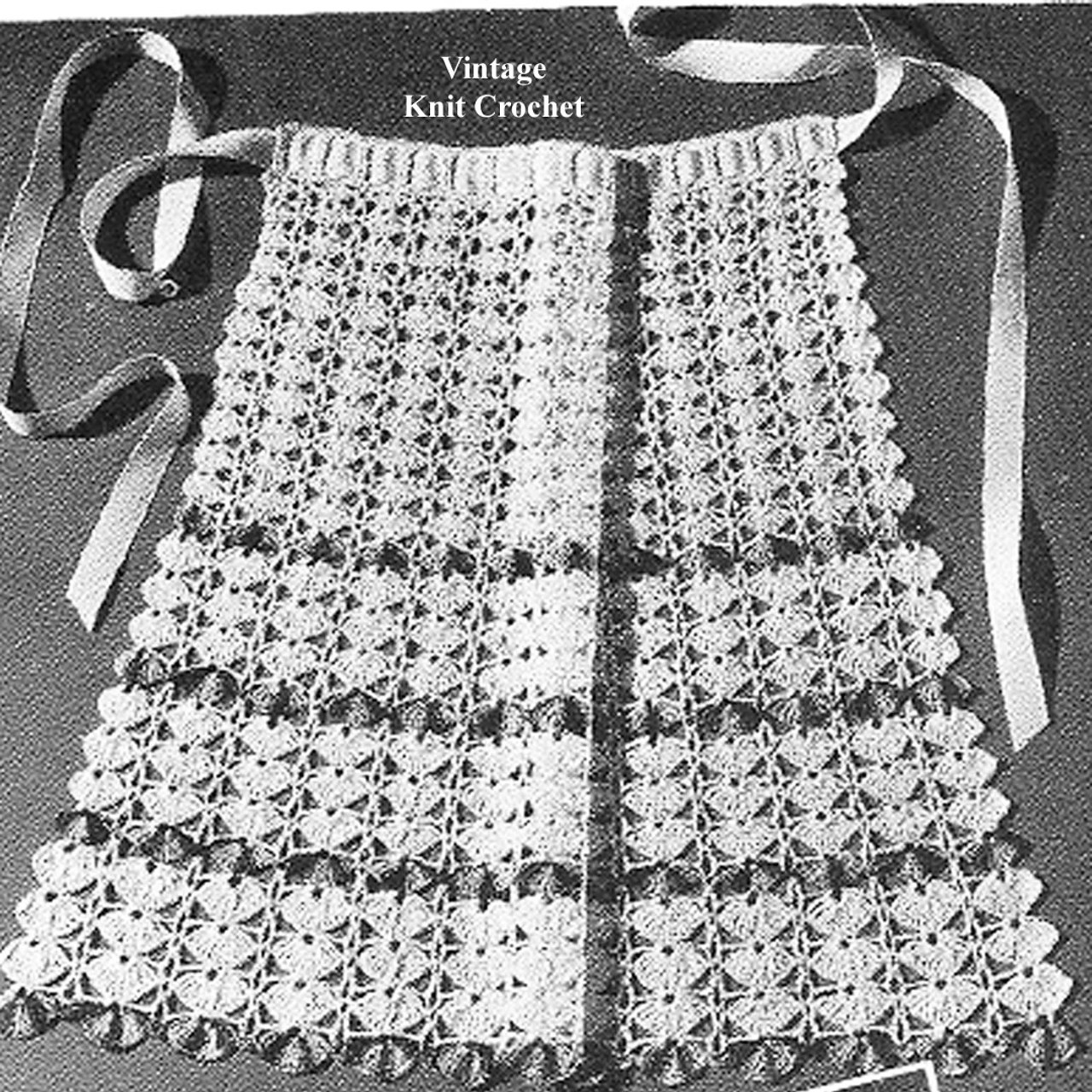 Two Crochet Aprons Pattern