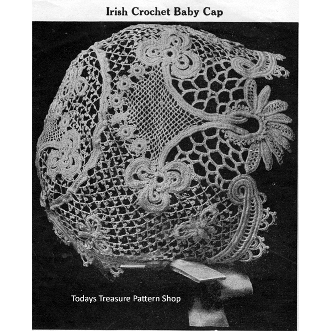 Heirloom Crocheted Baby Cap Pattern 