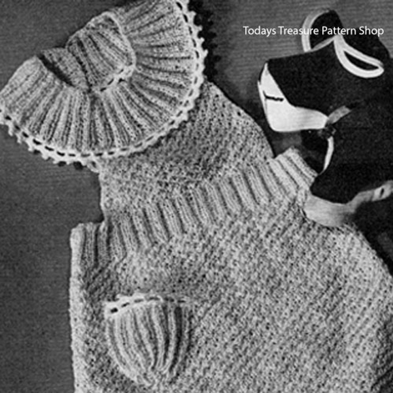 Toddler Knitted Rompers Pattern 