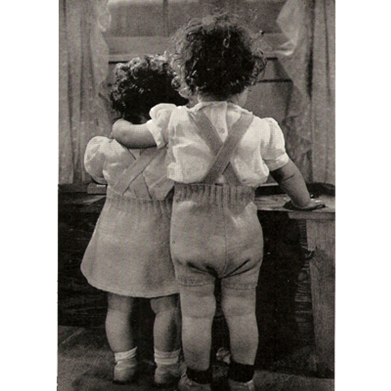 Vintage Toddler Knitted Suspender Shorts Skirts Pattern 