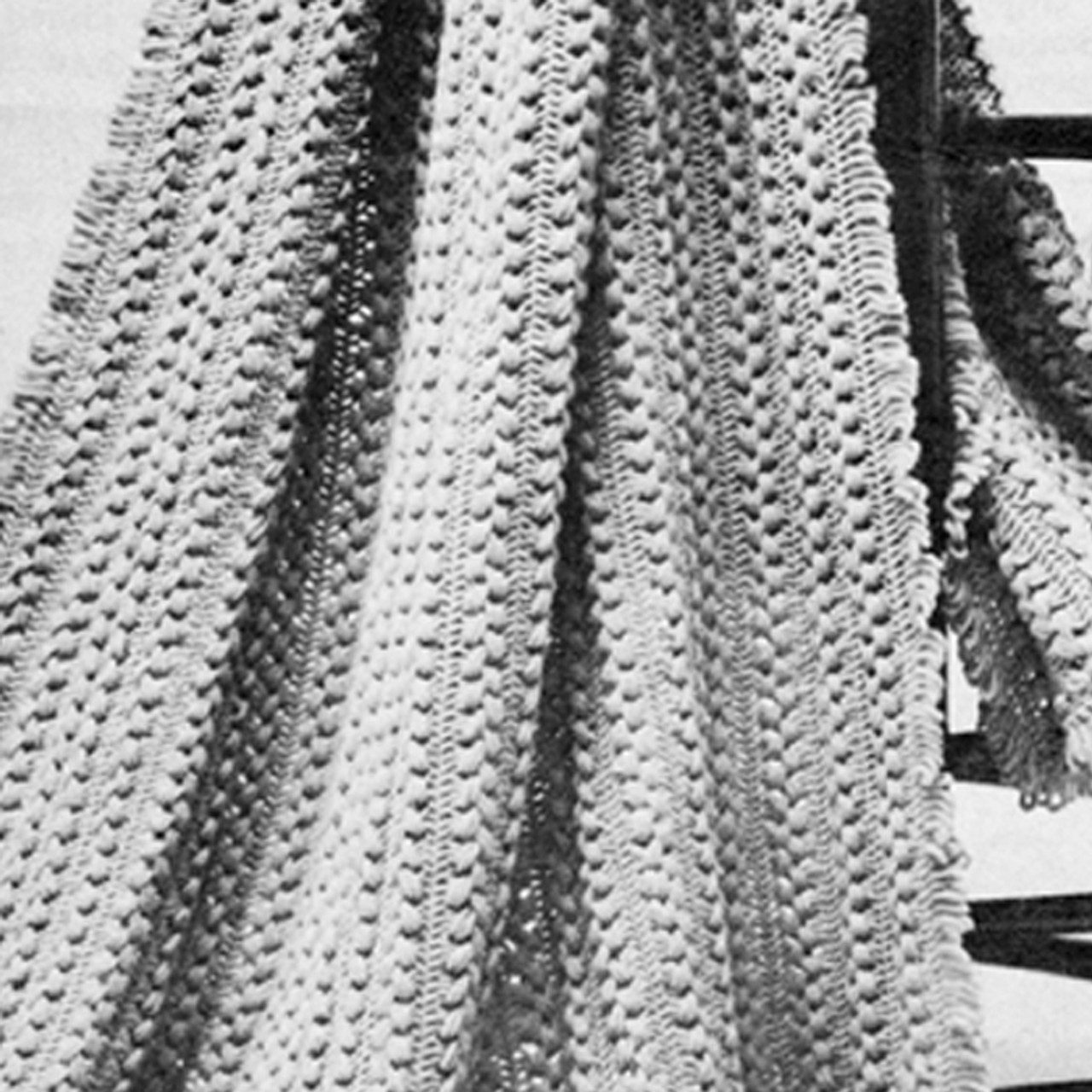 hairpin lace afghan