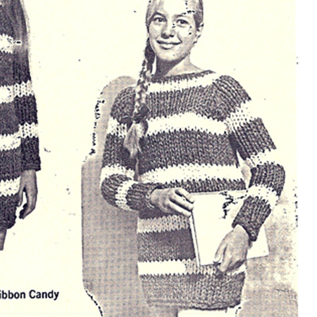 Easy Girls Knitted Long Sleeve Dress Pattern 