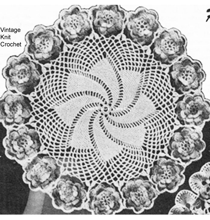 Pinwheel Doily Crochet Pattern
