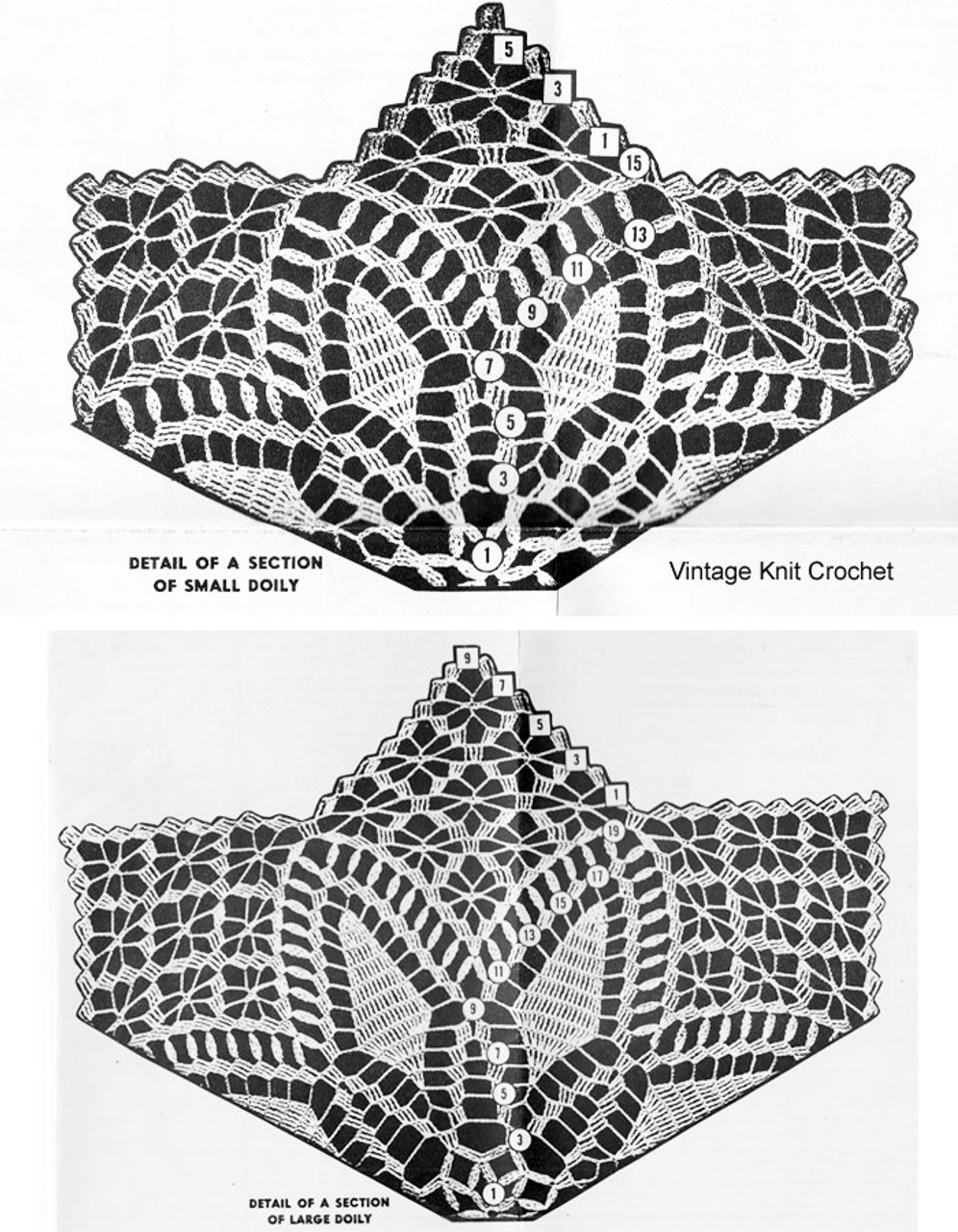 Spiderweb Crochet Doilies Pattern Illustration Design 7131