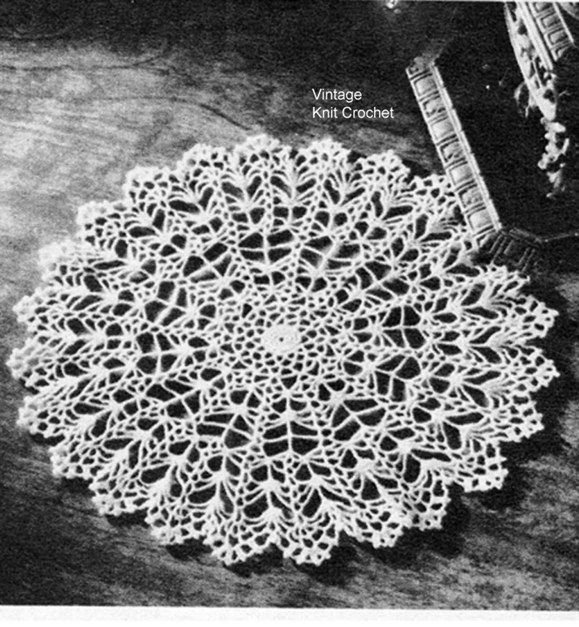 Small Wheel Doily Crochet Pattern