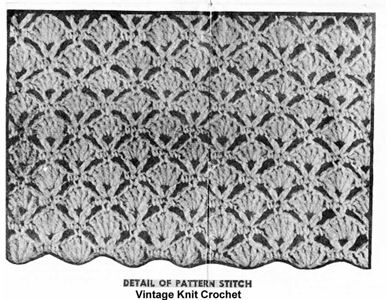 Shell Stitch Pattern Illustration