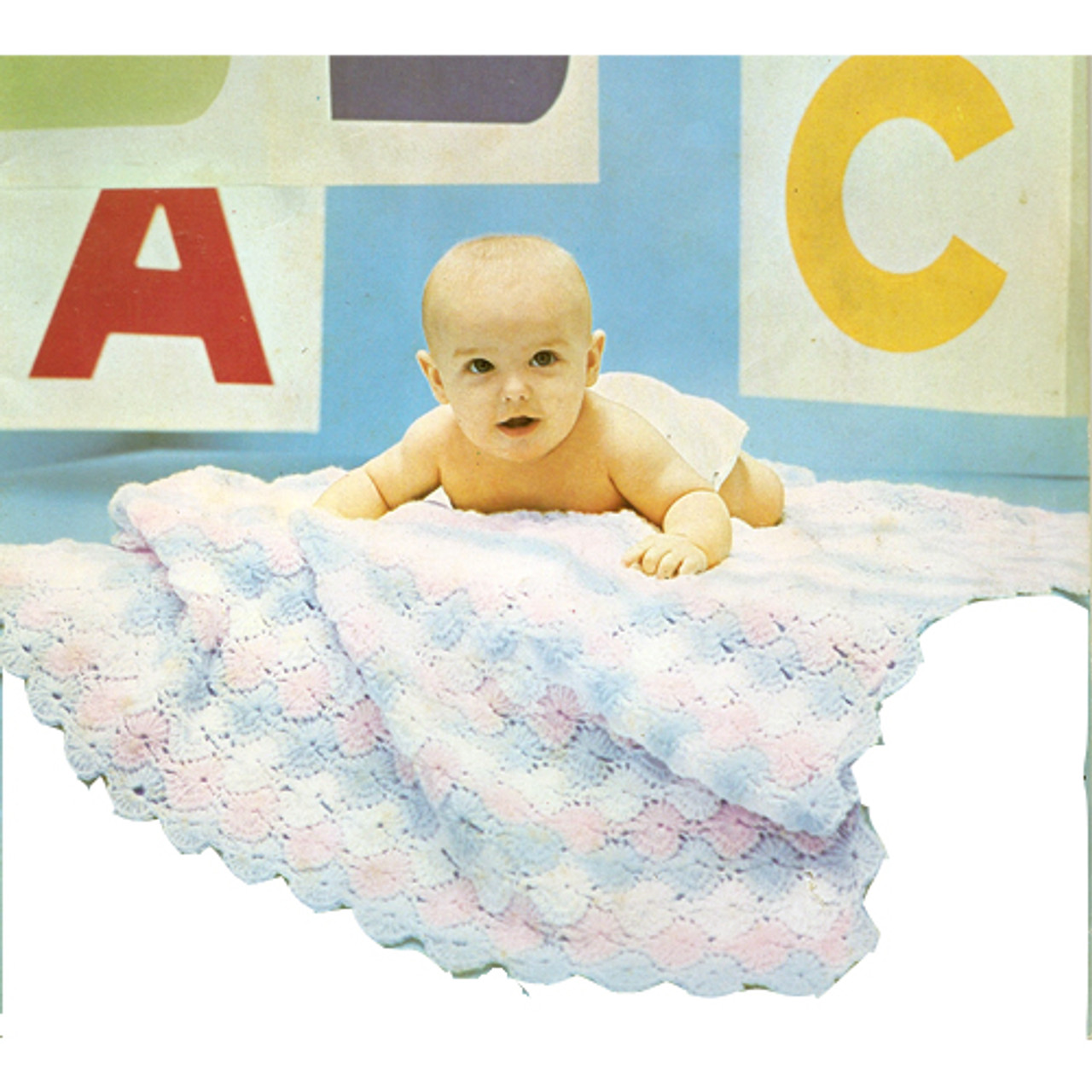 Crochet Star Baby Blanket Pattern