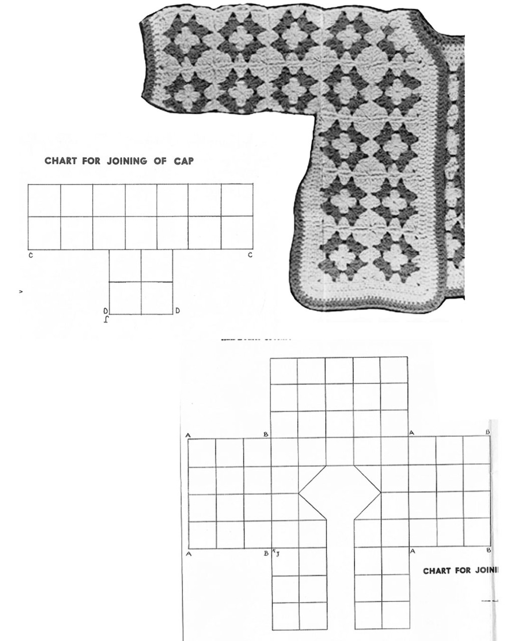 Granny Baby Jacket Pattern Illustration, Design 554