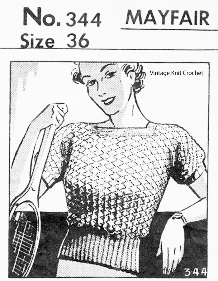 knitted blouse pattern