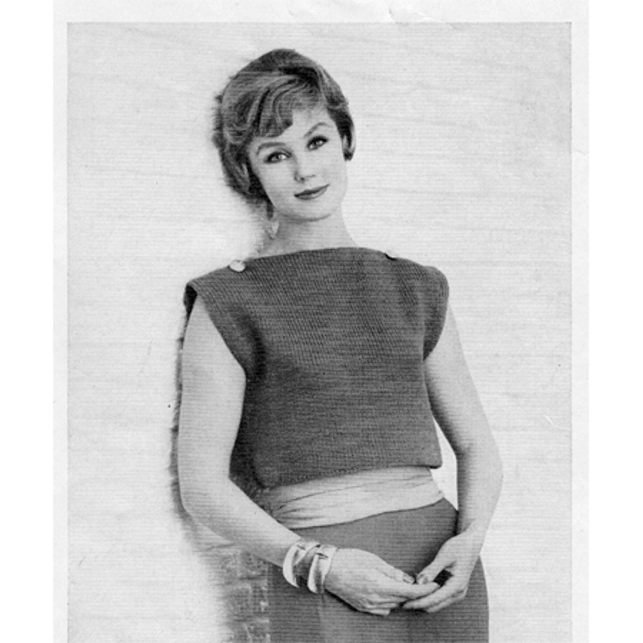 Vintage Crop Top Knitting pattern 