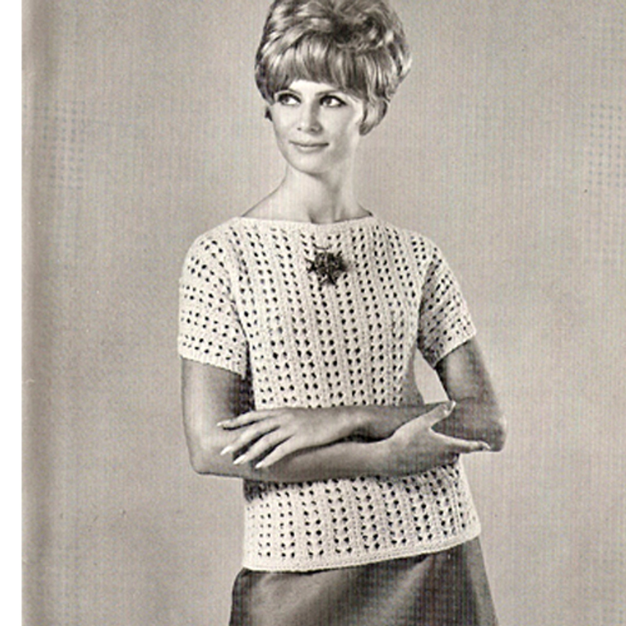 Vintage Lace Knitted Top Pattern