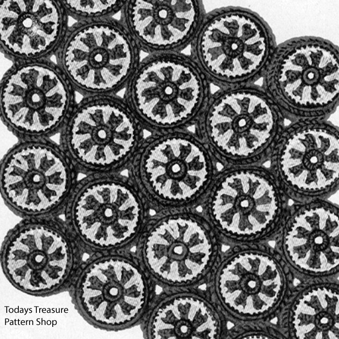 Bottle Cap Crochet Hot Plate Mats Pattern
