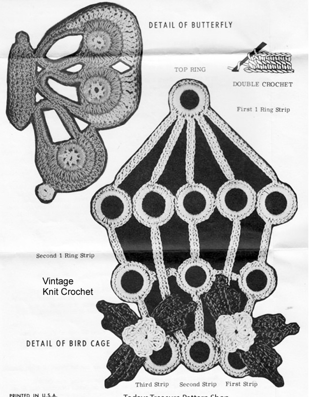 Crochet Hot Mats Pattern Illustration, Design 788
