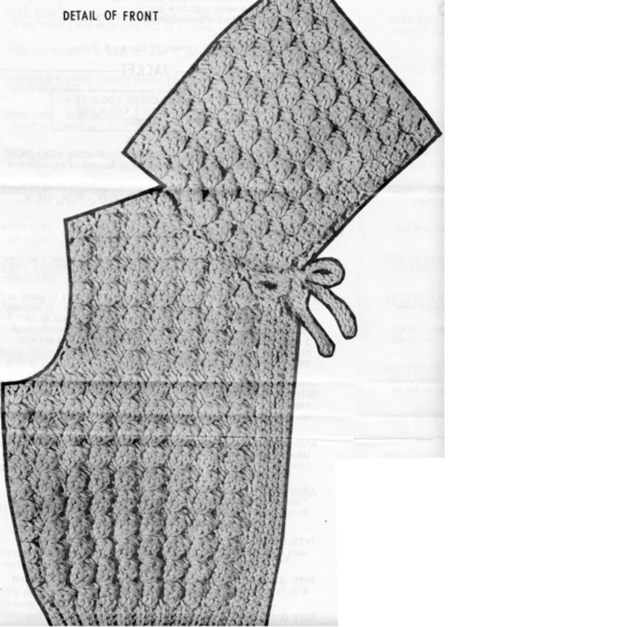crochet hooded coat pattern