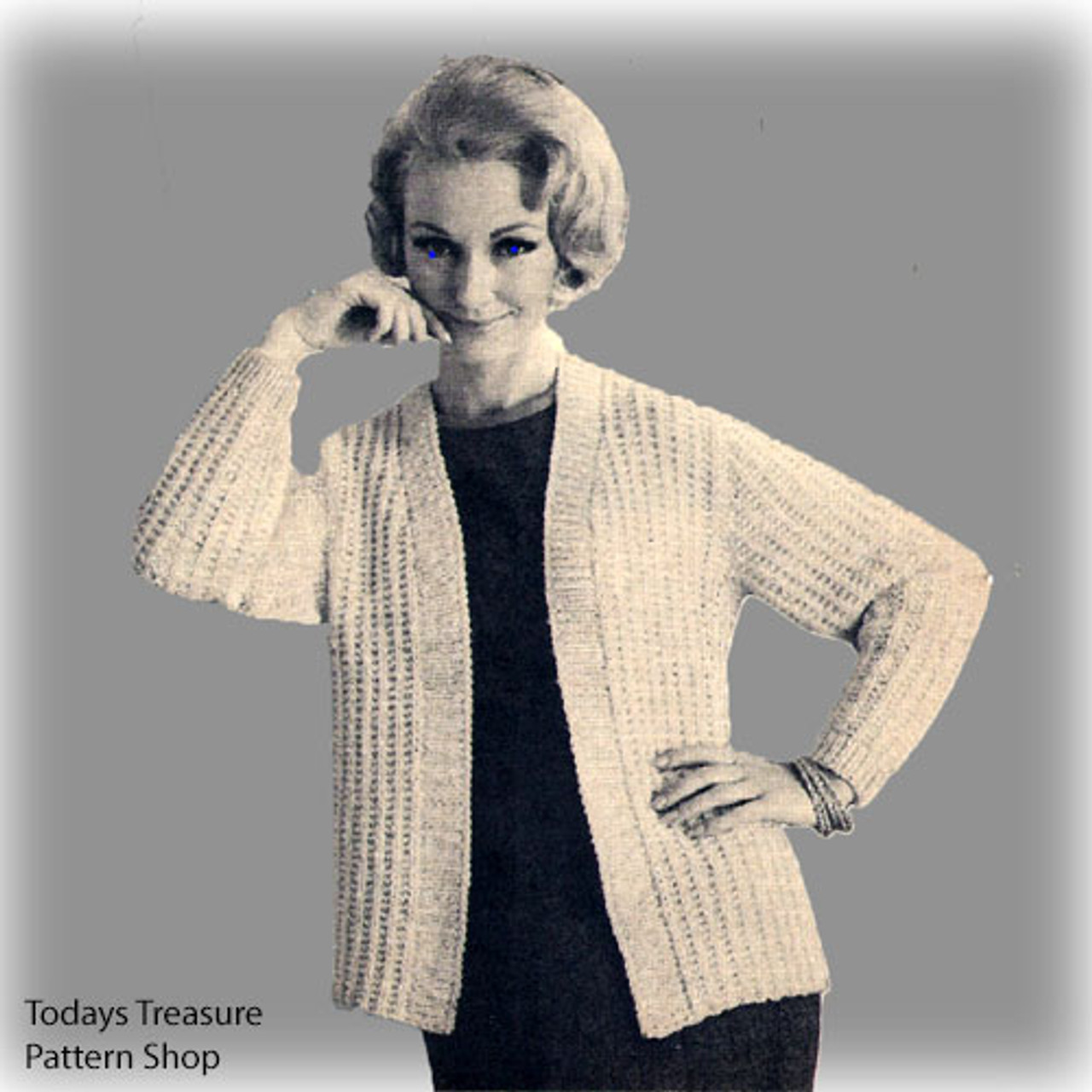 Plus Size Jacket Knitting Pattern 