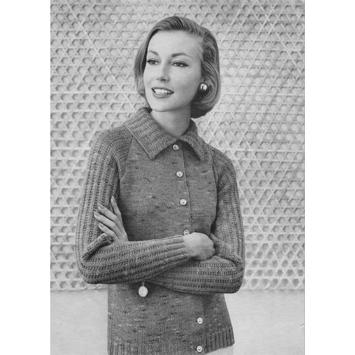 raglan sleeve cardigan