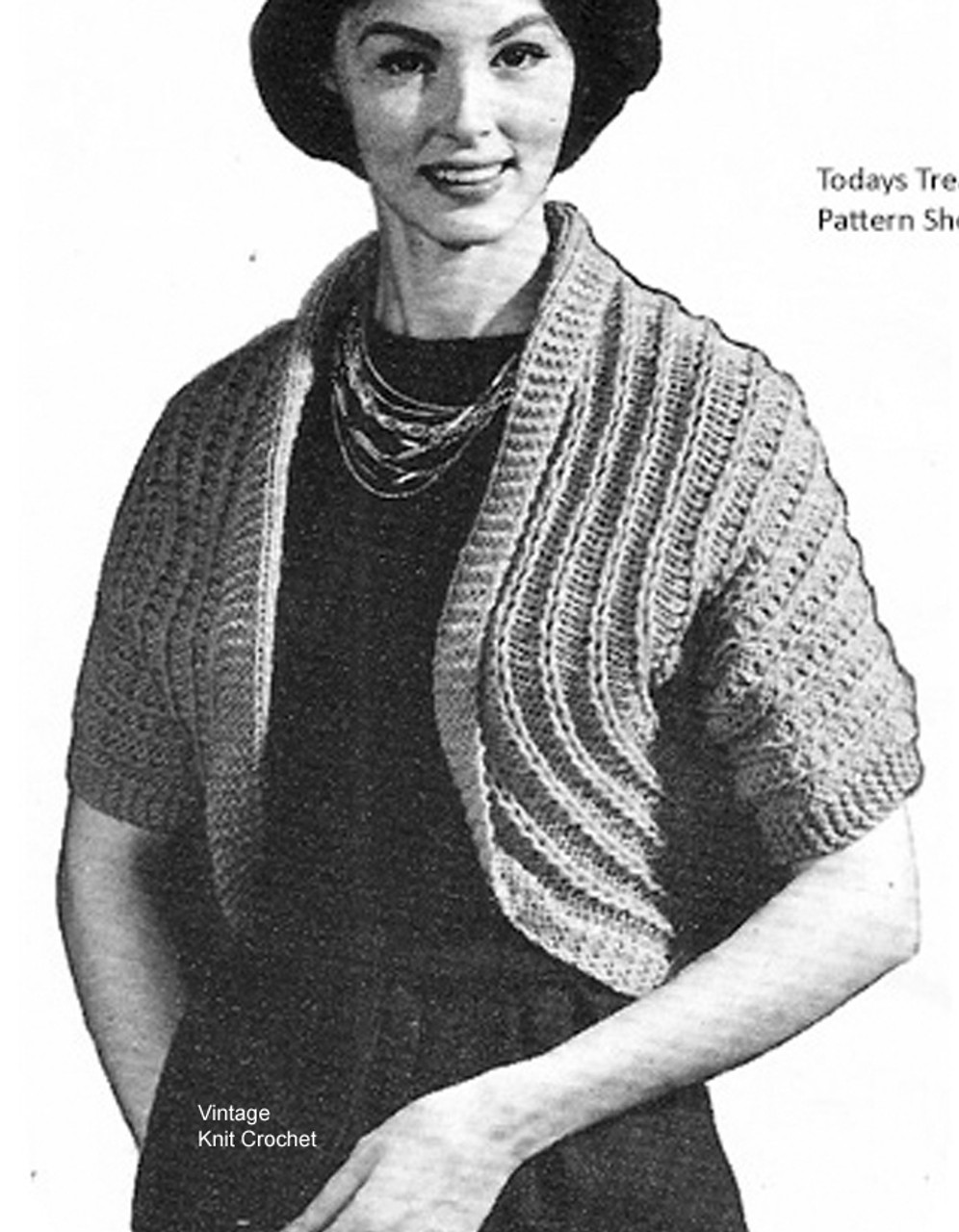 Vintage Shrug Knitting Pattern
