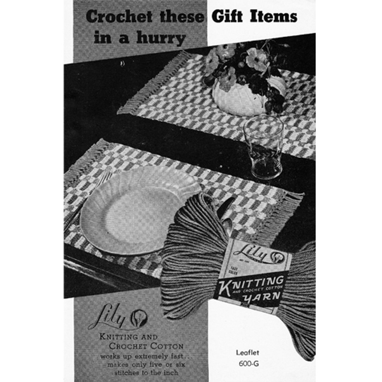 Lilly Leaflet Crochet Mats and Hot Plate Patterns