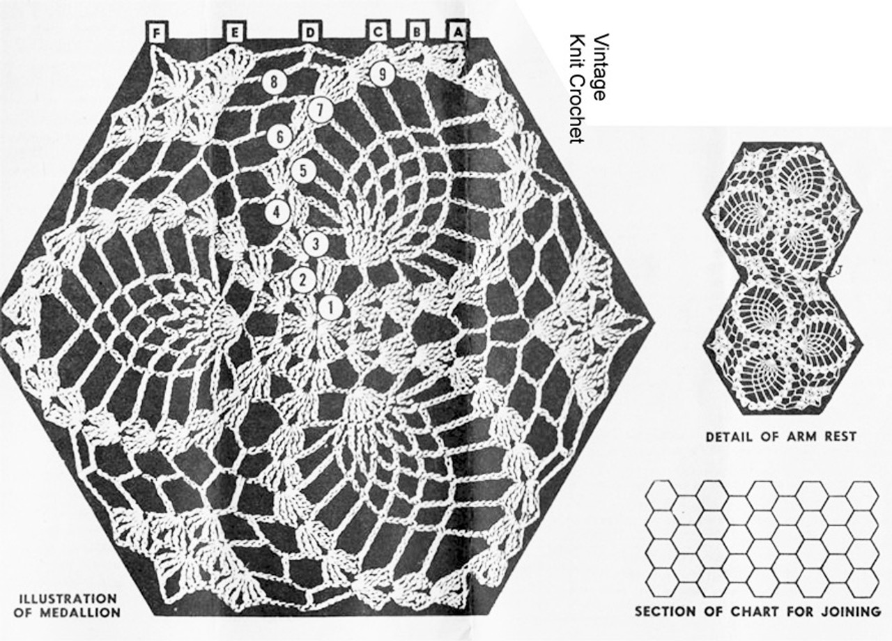 Pineapple Medallion Pattern Illustration, Laura Wheeler 835